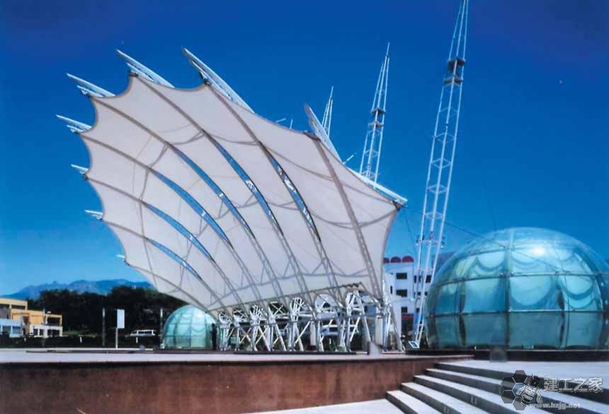 扬州车棚膜结构网架